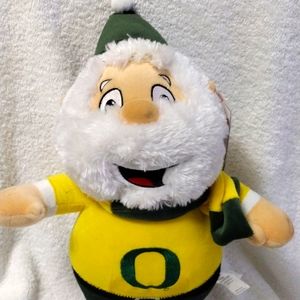 UNIVERSITY OF OREGON:  12" HEAVY FOOT SANTA